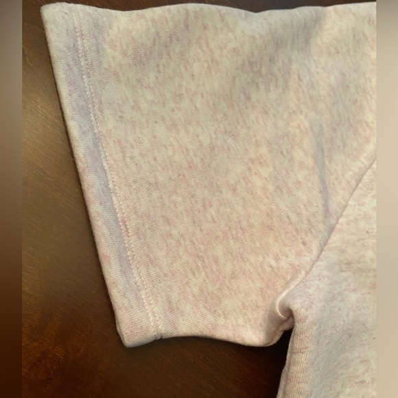 NWT! Under Armour Girls short sleeve fleece hoodie - soft pink - Picture 4 of 15